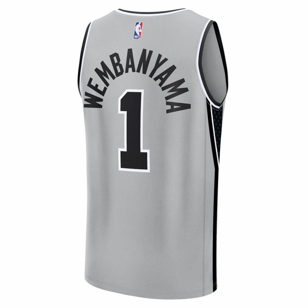 Victor Wembanyama San Antonio Spurs Youth Fast Break Jersey - Statement Edition - Silver | Fanatics shop