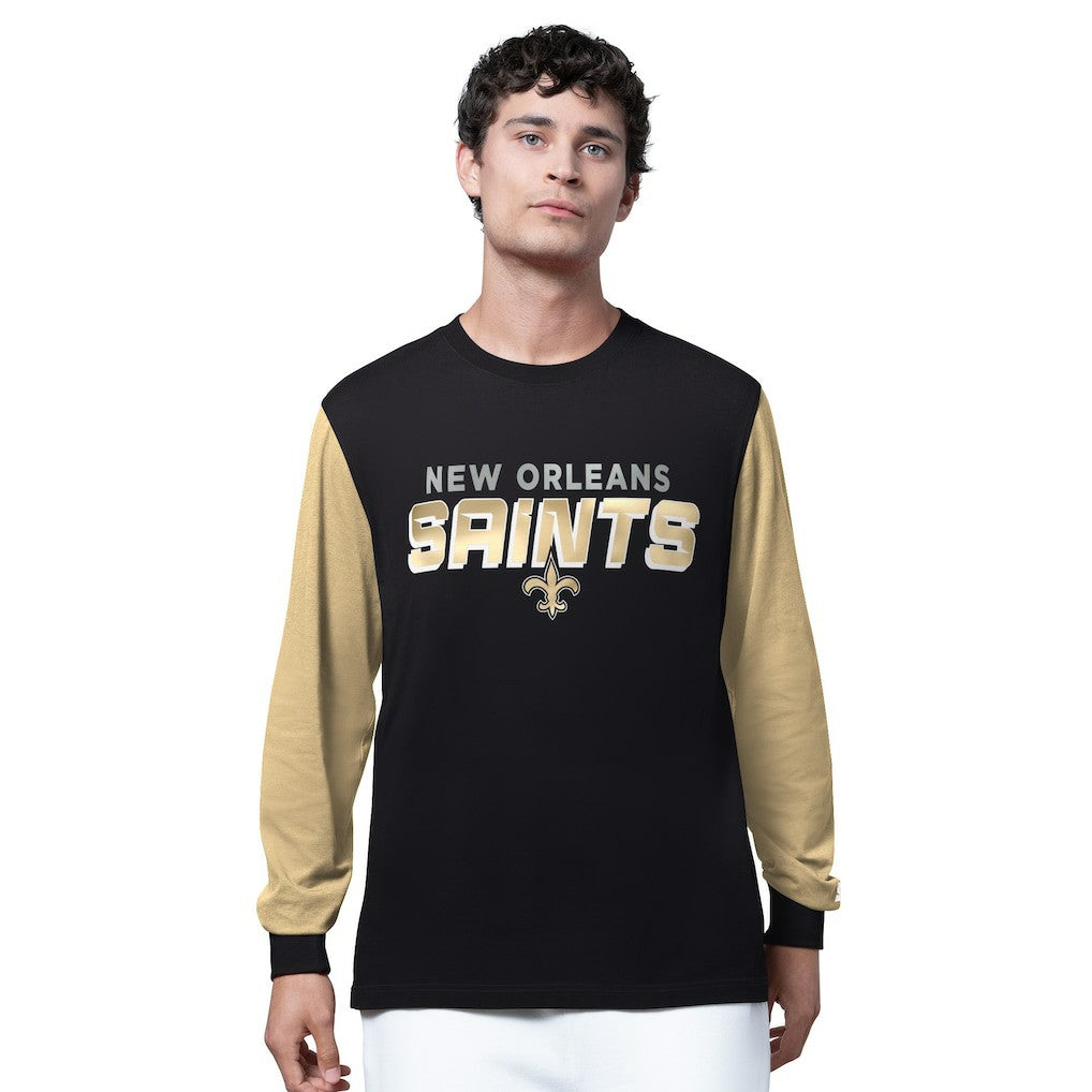 New Orleans Saints Starter Thursday Night Gridiron Long Sleeve T-Shirt- Black cheap