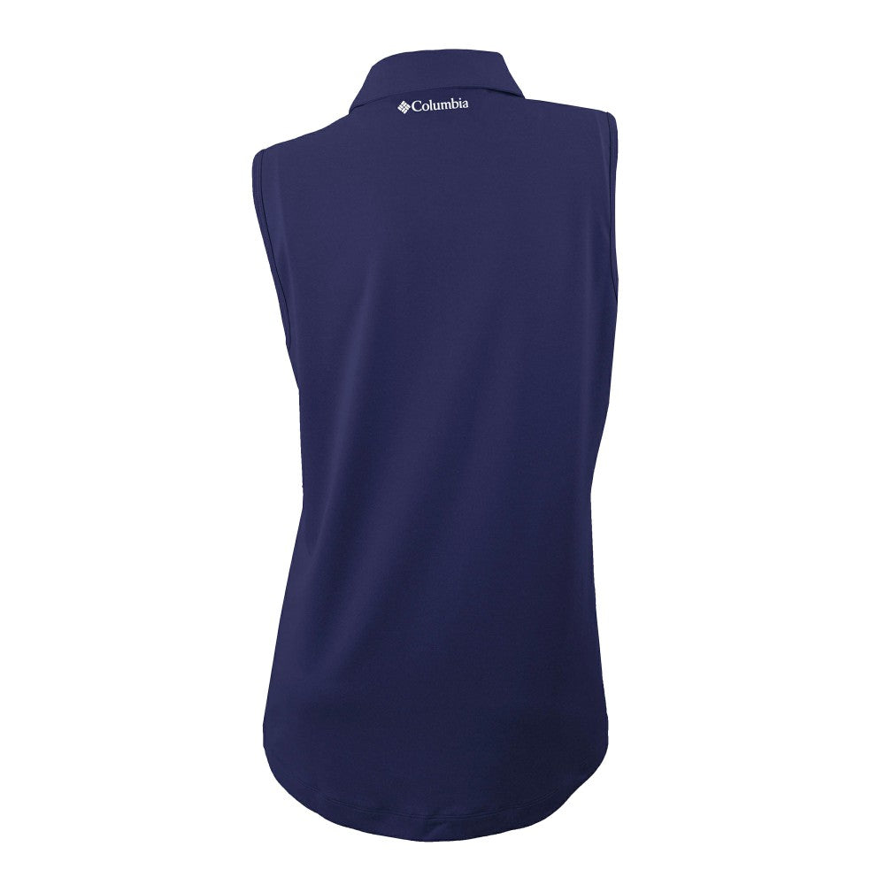 Los Angeles Angels Women's Tend The Ball Sleeveless Polo - Navy | Columbia