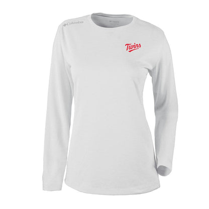 Minnesota Twins Shotgun Long Sleeve T-Shirt - White | Columbia
