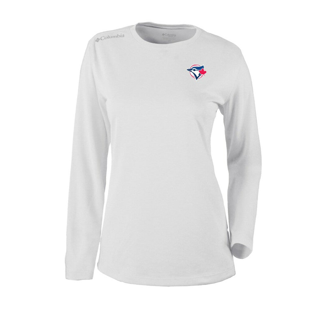 Toronto Blue Jays Shotgun Long Sleeve T-Shirt - White | Columbia