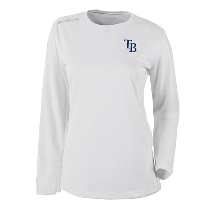 Tampa Bay Rays Shotgun Long Sleeve T-Shirt - White | Columbia