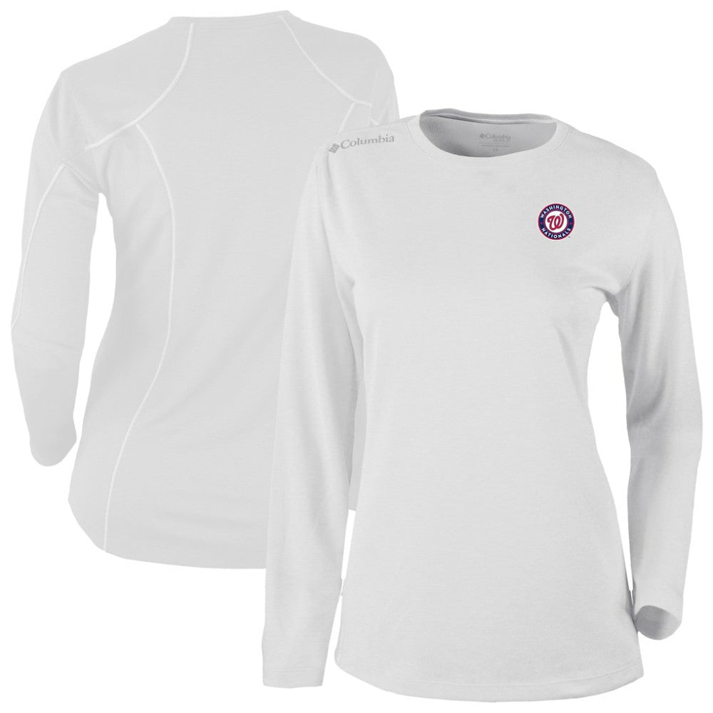 Washington Nationals Shotgun Long Sleeve T-Shirt - White | Columbia