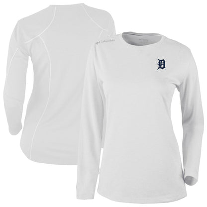 Detroit Tigers Shotgun Long Sleeve T-Shirt - White | Columbia