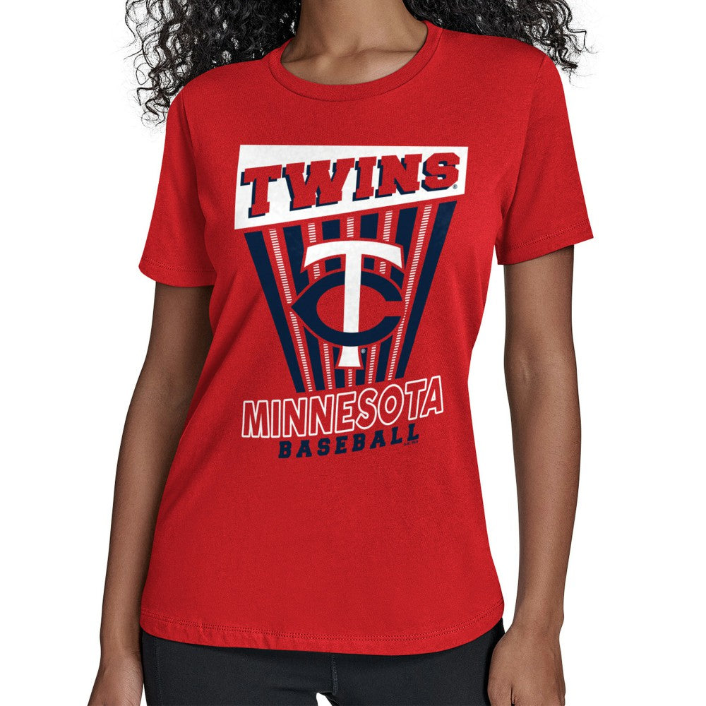 Minnesota Twins Starter Women's Poster Print T-Shirt - Red