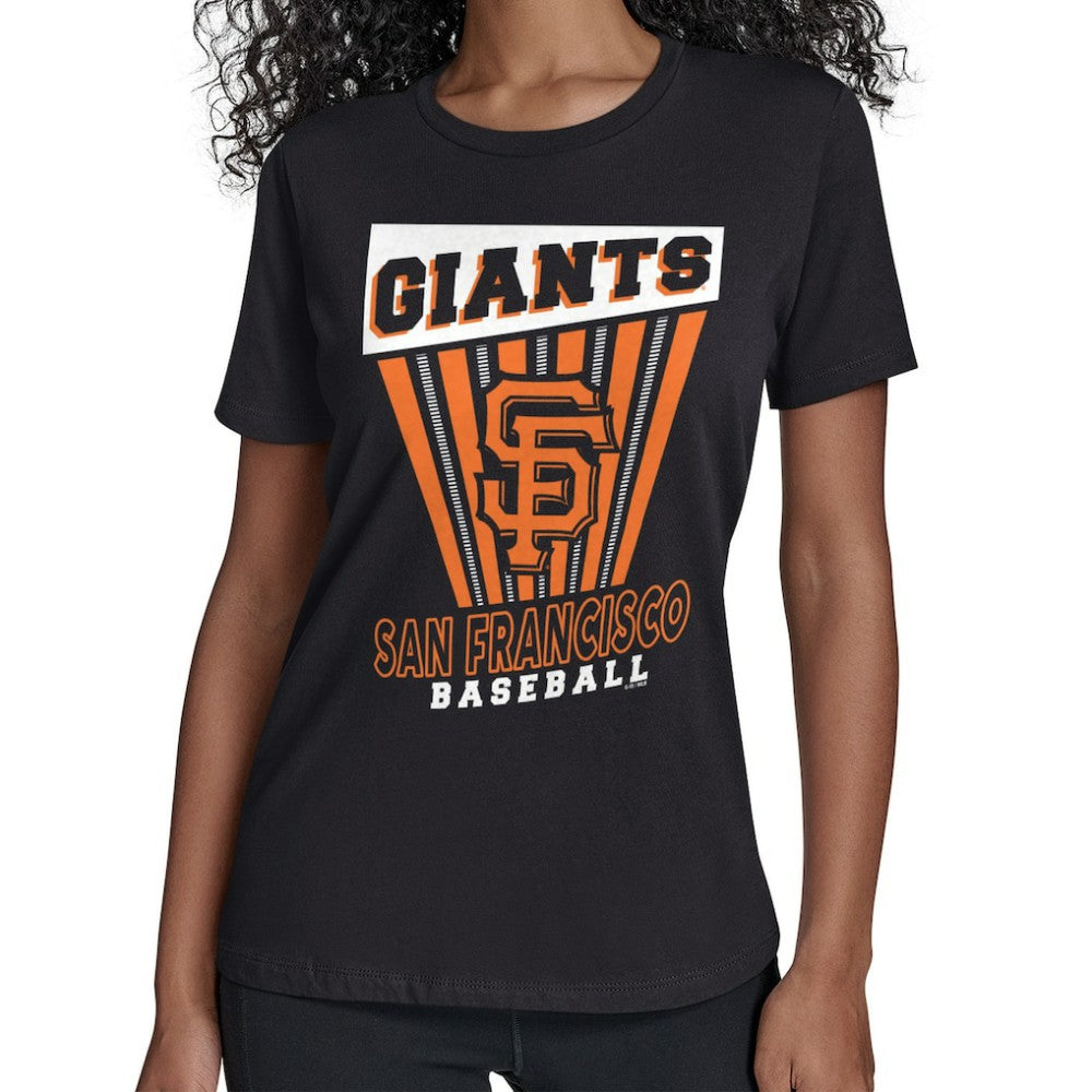 San Francisco Giants Starter Women's Poster Print T-Shirt - Black