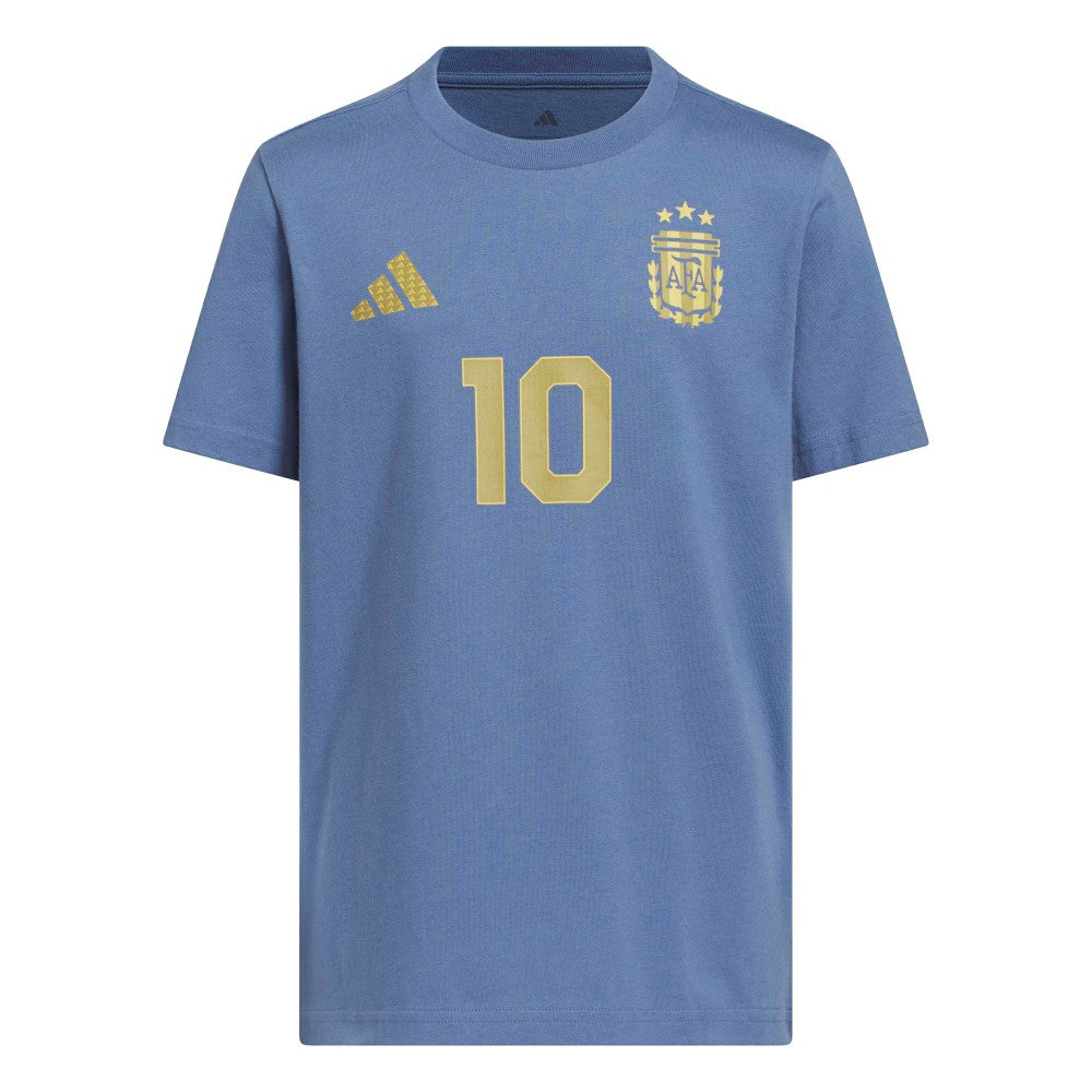Lionel Messi Argentina National Team Youth Name & Number T-Shirt - Blue | Adidas cheap