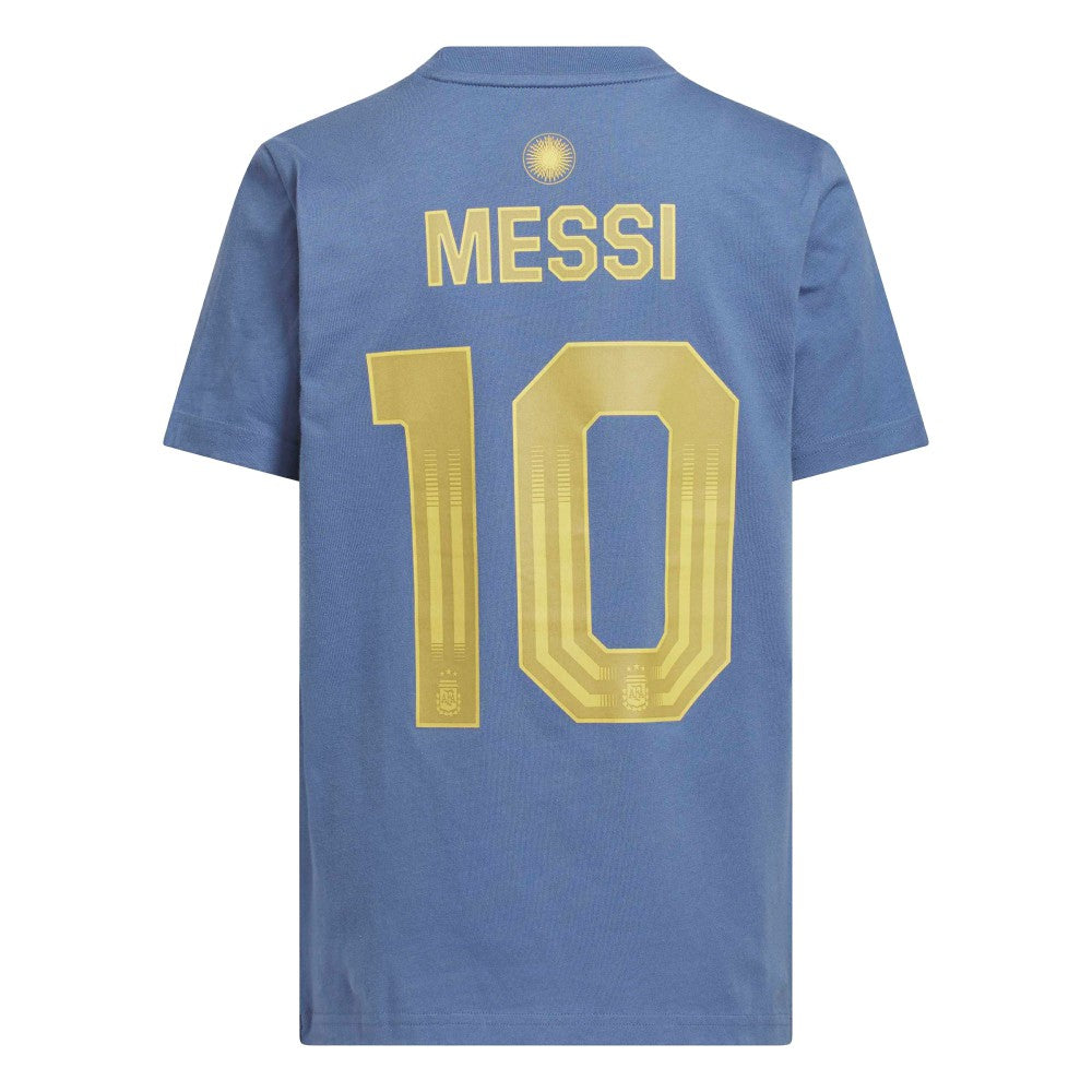 Lionel Messi Argentina National Team Youth Name & Number T-Shirt - Blue | Adidas cheap