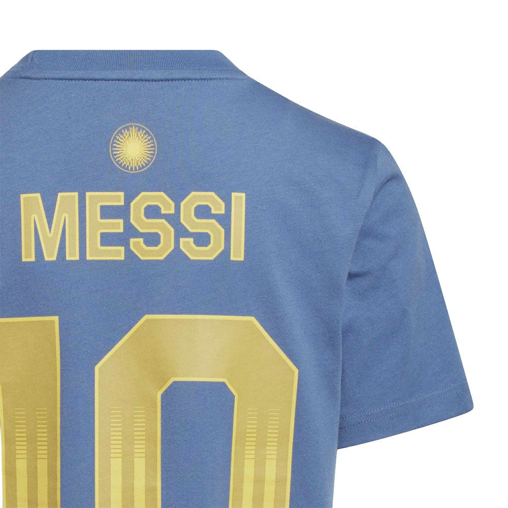Lionel Messi Argentina National Team Youth Name & Number T-Shirt - Blue | Adidas cheap