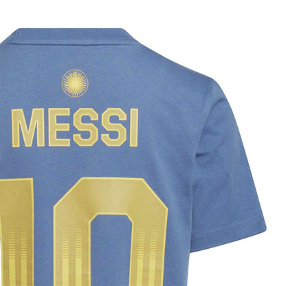 Lionel Messi Argentina National Team Youth Name & Number T-Shirt - Blue | Adidas cheap
