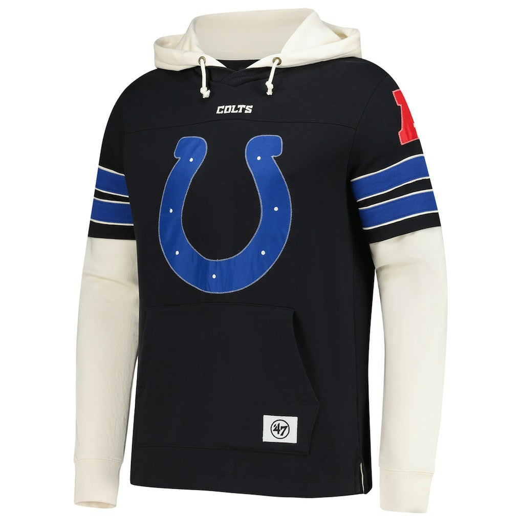 Indianapolis Colts '47 Split Zone Cornerback Duo Hoodie - Black sale