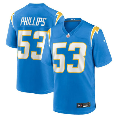 Del'Shawn Phillips Los Angeles Chargers Team Game Jersey - Powder Blue | Nike on sale