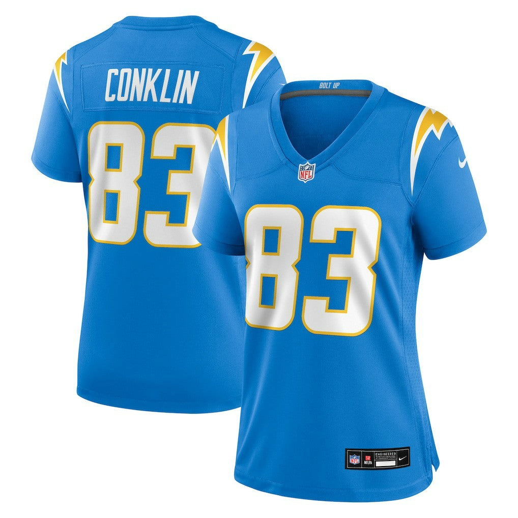 Tyler Conklin Los Angeles Chargers Women's Team Game Jersey - Powder Blue | Nike online