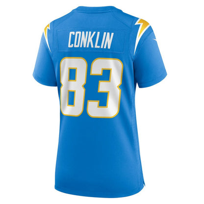 Tyler Conklin Los Angeles Chargers Women's Team Game Jersey - Powder Blue | Nike online