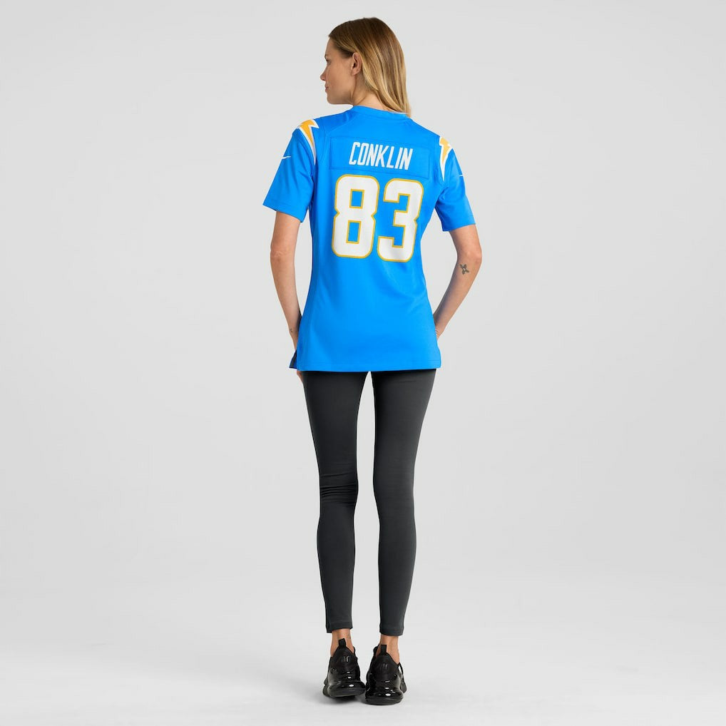 Tyler Conklin Los Angeles Chargers Women's Team Game Jersey - Powder Blue | Nike online