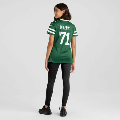 Josh Myers New York Jets Women's Game Jersey - Legacy Green | Nike sale