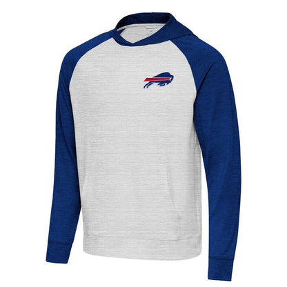 Buffalo Bills Antigua Urgent Pullover Hoodie - Royal/Gray discount