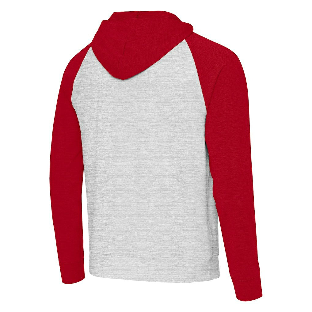 Kansas City Chiefs Antigua Urgent Pullover Hoodie - Red/Gray cheap