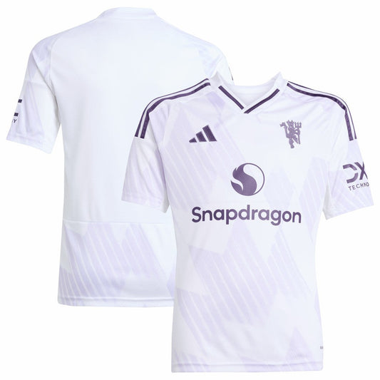 Manchester United Youth 2025/26 Away Replica Jersey - White | Adidas online