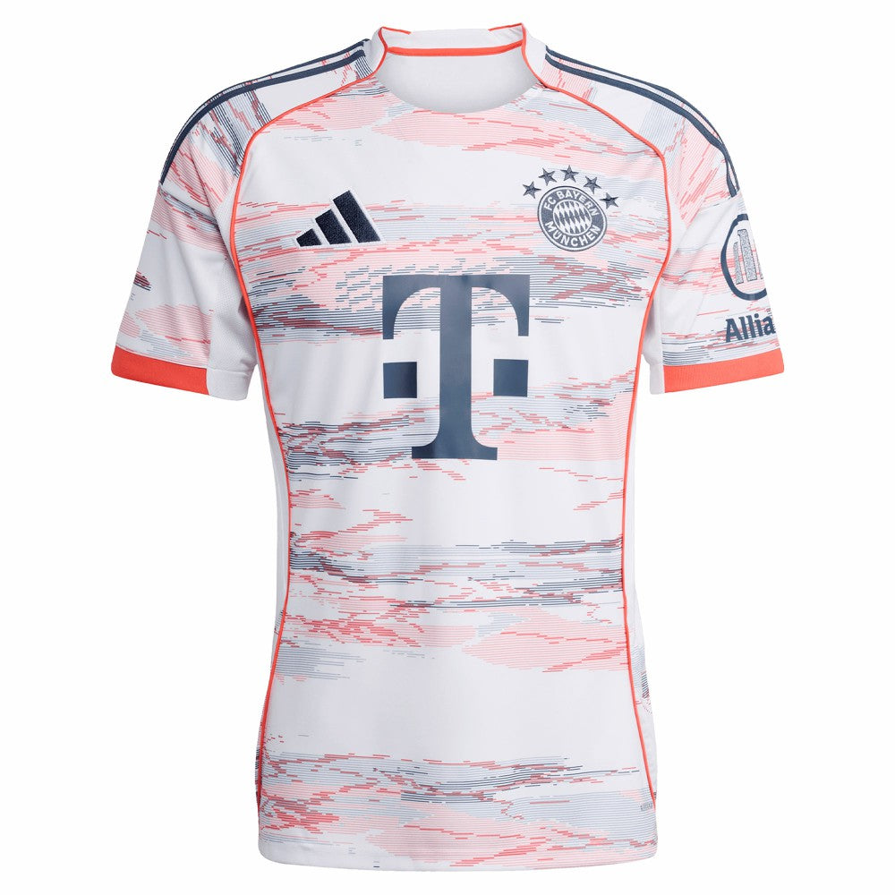 Bayern Munich 2025/26 Away Replica Custom Jersey - White | Adidas cheap