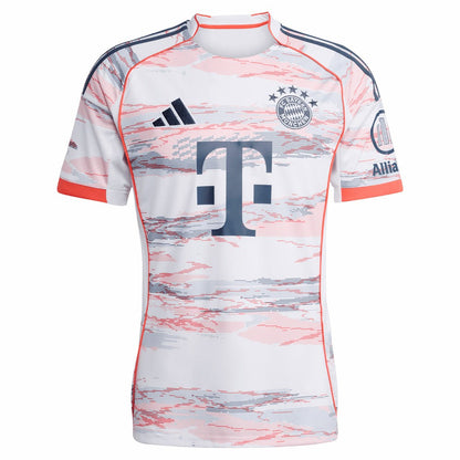 Bayern Munich 2025/26 Away Replica Custom Jersey - White | Adidas cheap