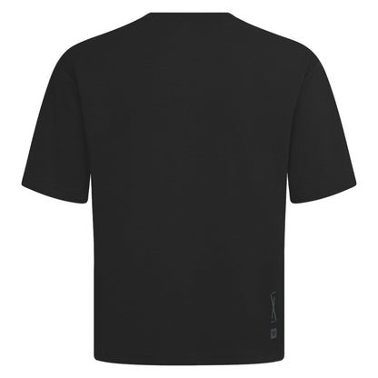 Pittsburgh Pirates Levelwear Ethereal Oversized Luxe Signature Knit T-Shirt - Black