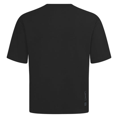 Milwaukee Brewers Levelwear Ethereal Oversized Luxe Signature Knit T-Shirt - Black