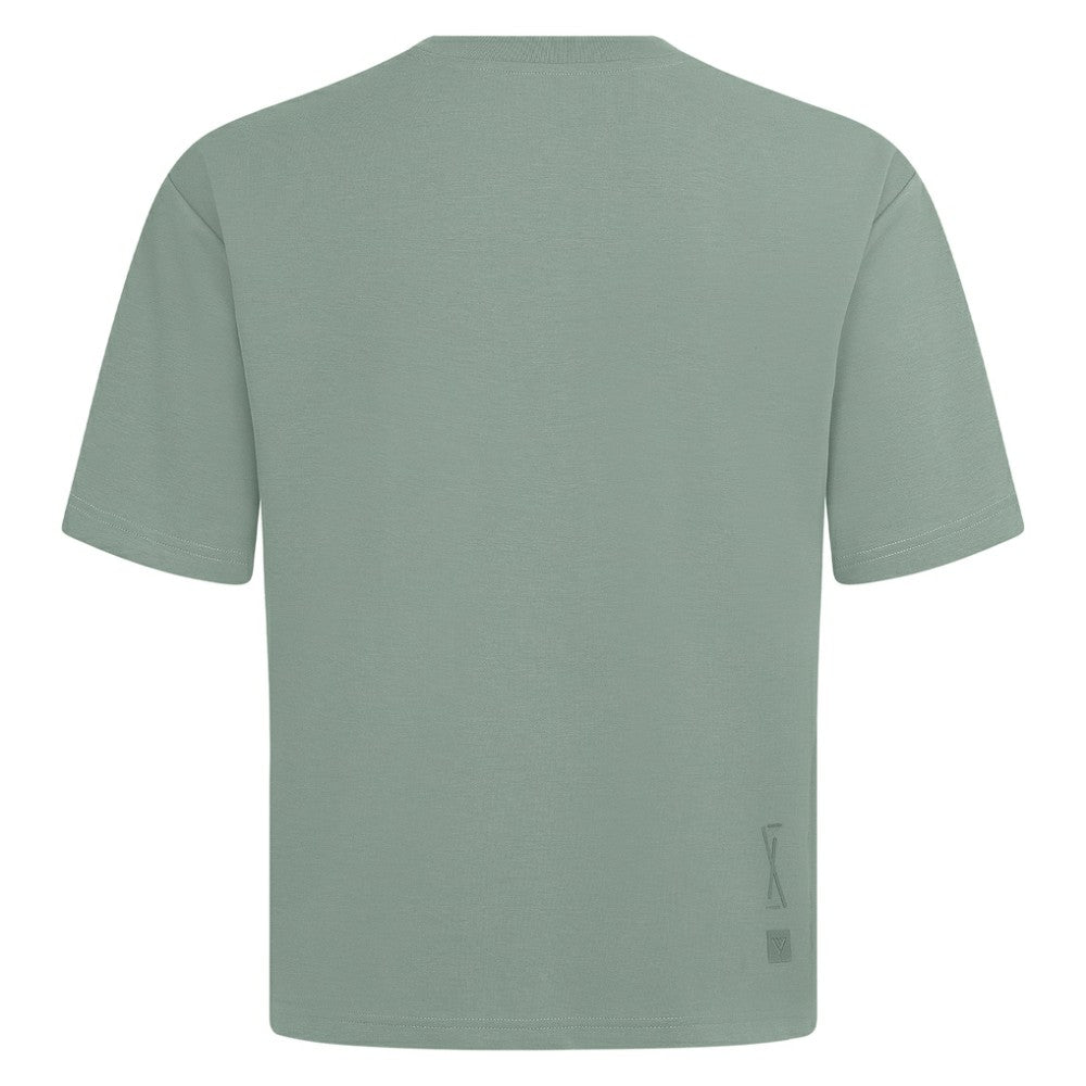 Tampa Bay Rays Levelwear Crossway Oversized Luxe Signature Knit T-Shirt - Green