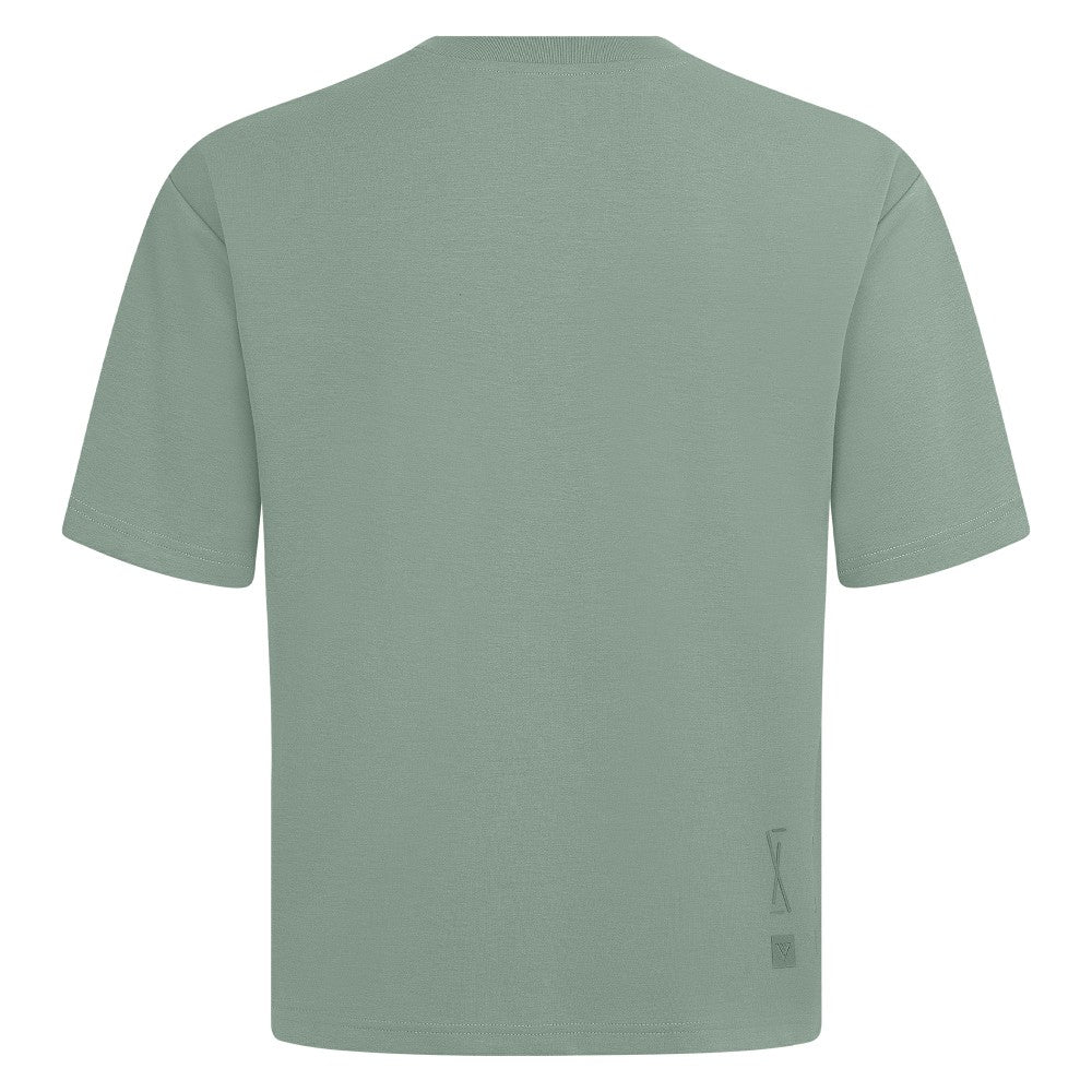 Kansas City Royals Levelwear Crossway Oversized Luxe Signature Knit T-Shirt - Green