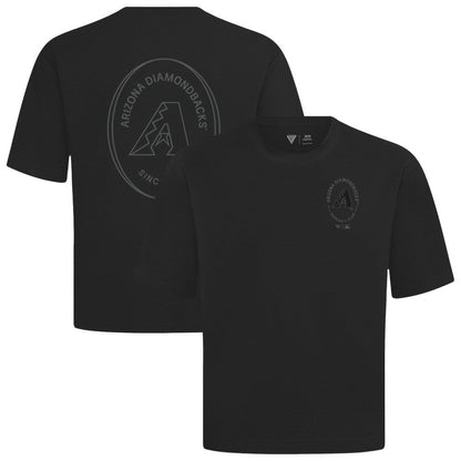 Arizona Diamondbacks Levelwear Signet Oversized Luxe Signature Knit T-Shirt - Black