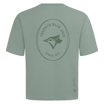 Toronto Blue Jays Levelwear Signet Oversized Luxe Signature Knit T-Shirt - Green