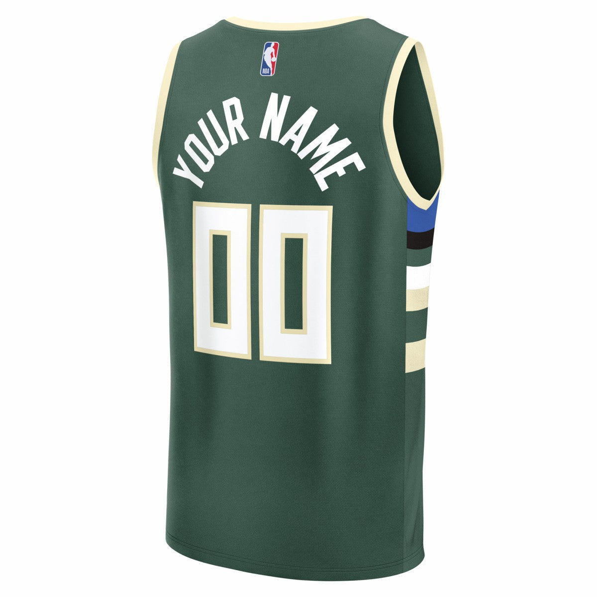 Milwaukee Bucks Youth Fast Break Custom Replica Jersey - Green - Icon Edition | Fanatics sale
