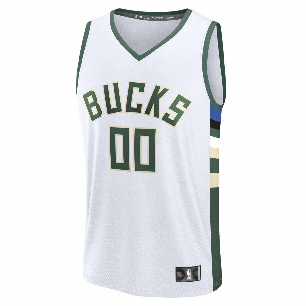 Milwaukee Bucks Fast Break Custom Jersey - Association Edition - White | Fanatics outlet