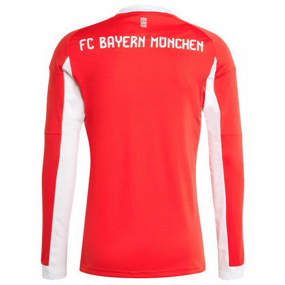 Bayern Munich 2025/26 Home Replica Long Sleeve Jersey - Red | Adidas discount