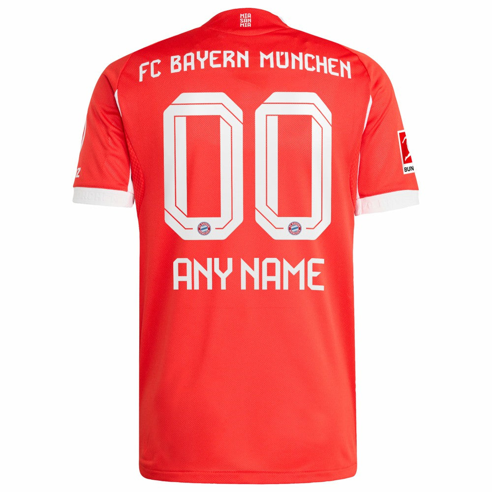 Bayern Munich 2025/26 Home Custom Jersey - Red | Adidas shop