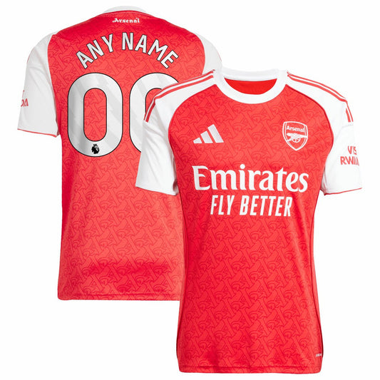 Arsenal 2025/26 Home Replica Custom Jersey - Red | Adidas for sale