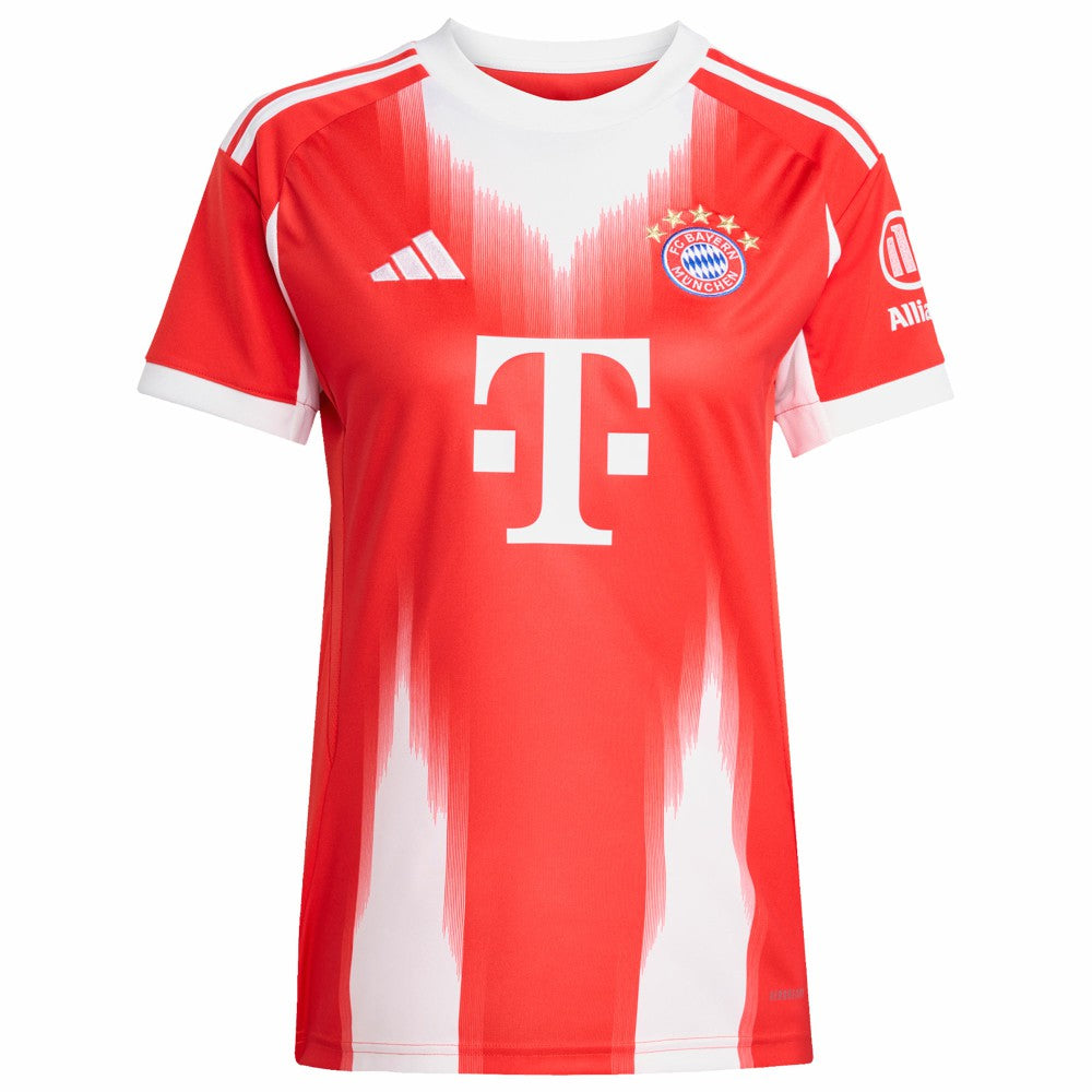 Bayern Munich Women's 2025/26 Home Replica Custom Jersey - Red | Adidas online