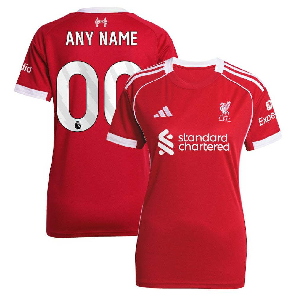 Liverpool Women's 2025/26 Home Custom Replica Jersey - Red | Adidas discount