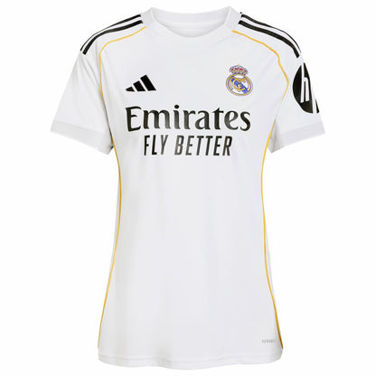 Real Madrid Women's 2025/26 Home Replica Custom Jersey - White | Adidas sale