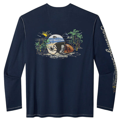 Chicago Bears Oasis Endzone Lux Long Sleeve T-Shirt - Navy sale