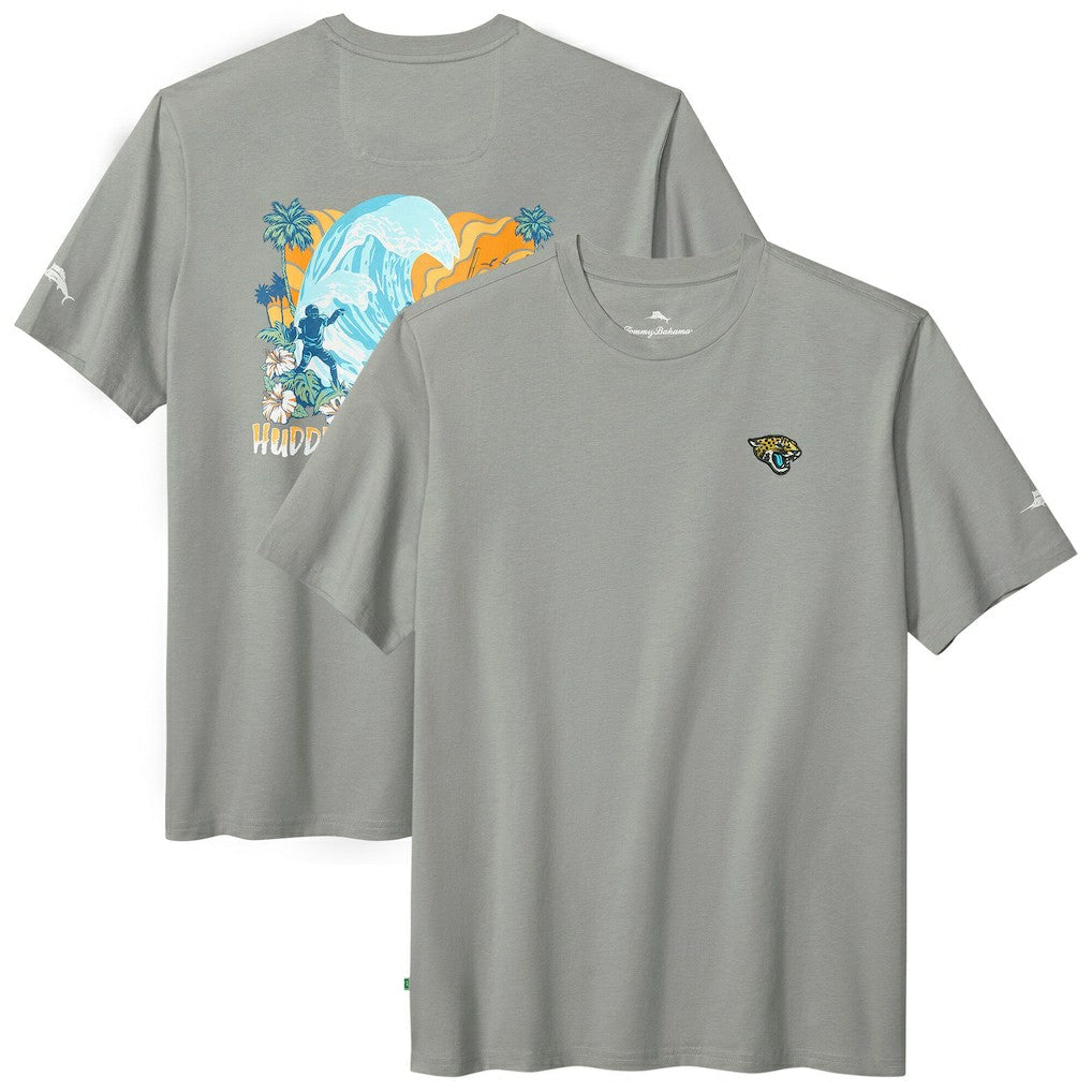 Jacksonville Jaguars Huddle & Hang Tens T-Shirt - Gray outlet