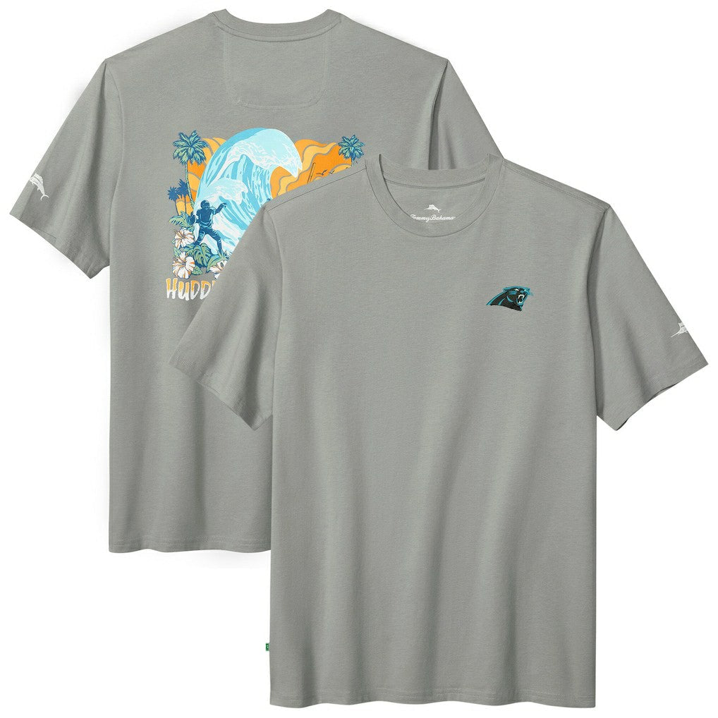 Carolina Panthers Huddle & Hang Tens T-Shirt - Gray sale