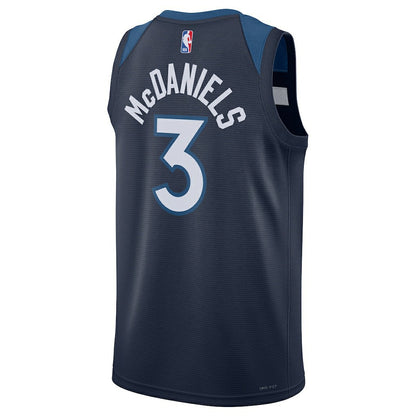 Jaden McDaniels Minnesota Timberwolves Unisex Swingman Player Jersey - Icon Edition - Navy | Nike online