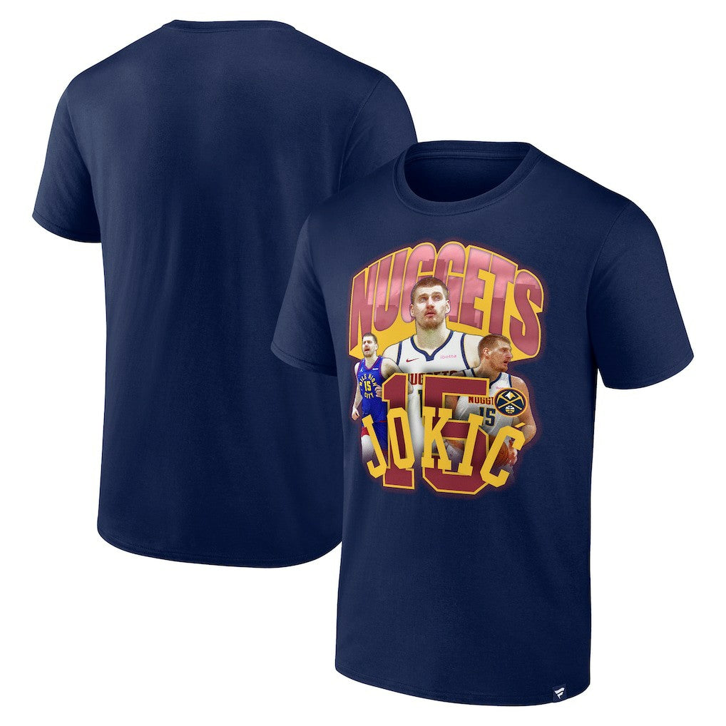 Nikola Jokic Denver Nuggets Notorious 4.0 T-Shirt sale - Navy | Fanatics outlet