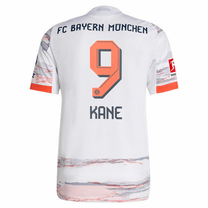 Harry Kane Bayern Munich 2025/26 Away Player Jersey - White | Adidas on sale
