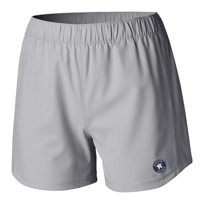 Houston Astros Women's Tamiami Pull-On Shorts - Gray | Columbia