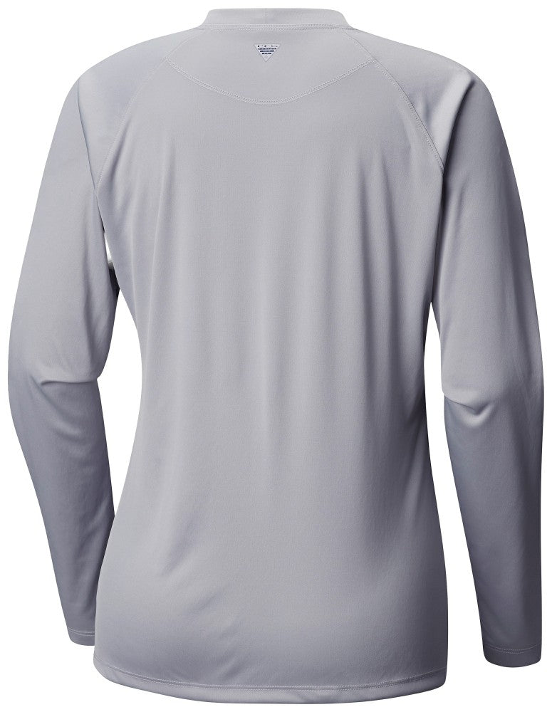 Milwaukee Brewers Tidal Tee II Long Sleeve T-Shirt - Gray | Columbia