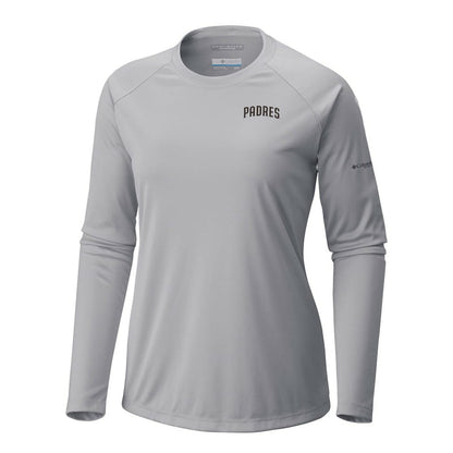San Diego Padres Tidal Tee II Long Sleeve T-Shirt - Gray | Columbia