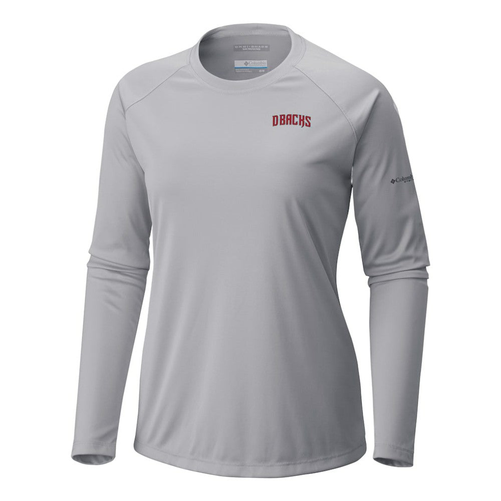 Arizona Diamondbacks Tidal Tee II Long Sleeve T-Shirt - Gray | Columbia