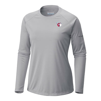 Cleveland Guardians Tidal Tee II Long Sleeve T-Shirt - Gray | Columbia